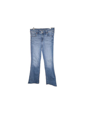 American Eagle Kick Boot Jeans Womens 10R Next Level Stretch Light Wash